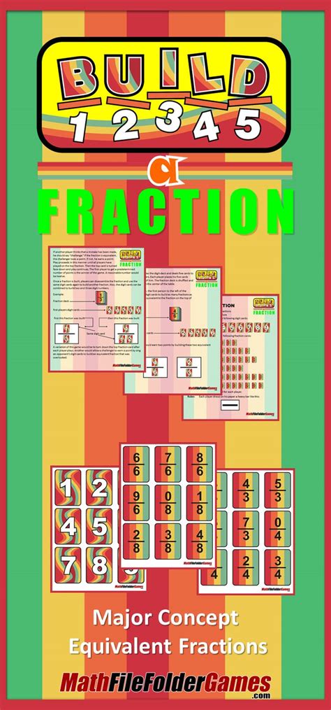 17 Best images about My Fraction Games on Pinterest | 30 day, Fraction ...