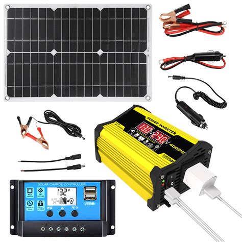 Buy Complete Solar System - 12 Volt 18 Watt Solar Panel and Converter ...