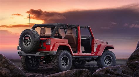 The Jeep Red Rock Concept with Off Road Wheels and Tires