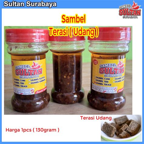 Jual SAMBEL TERASI, SAMBAL SULTAN SURABAYA, SAMBEL KHAS SURABAYA ...