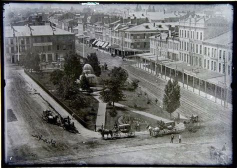 Gore Park from above, 1867 | Hamilton ontario canada, Hamilton pictures, Canada history