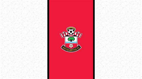 Download Red Southampton FC Logo Wallpaper | Wallpapers.com