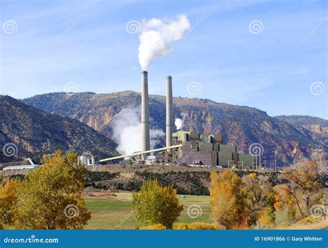 Coal-Fired Power Plant stock photo. Image of power, pollution - 16901866