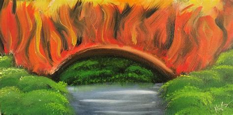 Burning Bridges Painting by Kristi Brooks - Pixels