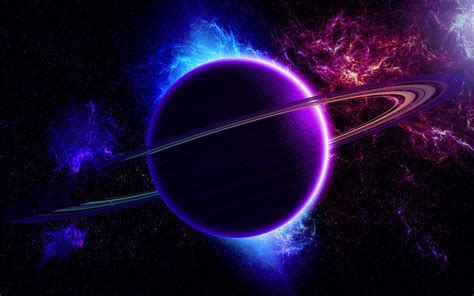 Blue and purple planet wallpaper - Fantasy wallpapers - #24763