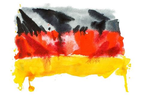 Flag of Germany. Watercolour | Germany flag, Flag painting, Flag