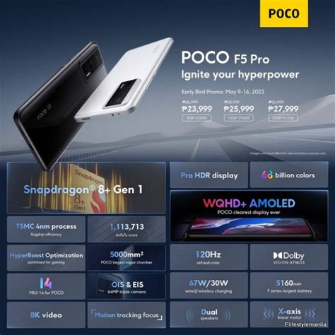 POCO F5 Pro powered by Snapdragon 8+ Gen 1, a 120Hz AMOLED DotDisplay announced, priced, ready ...