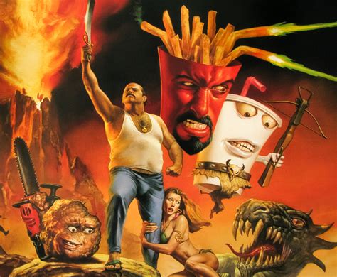 Aqua Teen Hunger Force Colon Movie Film For Theaters / one sheet / USA