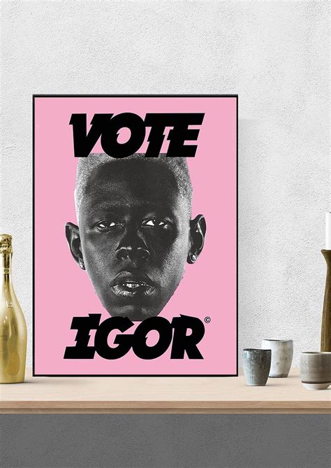 Vote Igor Poster, Tyler the Creator IGOR Illustrated Poster sold by ChaZhan | SKU 38622866 ...