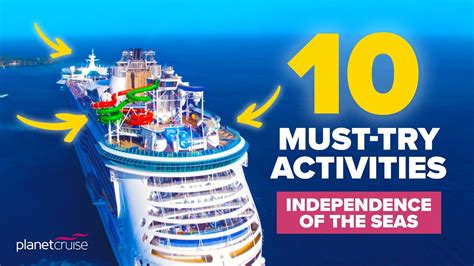 10 Must-Try Activities on Independence of the Seas - YouTube