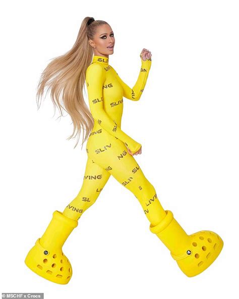 Fashion fans mercilessly mock 'dumb' $450 yellow Crocs BOOTS - as brand teams up with creators ...