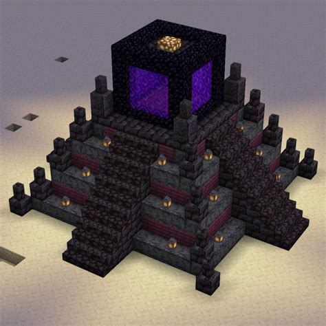 Beautiful design of the nether portal.: Minecraft | Manualidades de minecraft, Cosas minecraft ...