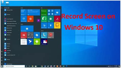 Record Screen on Windows 10 Easily Without Additional App ...