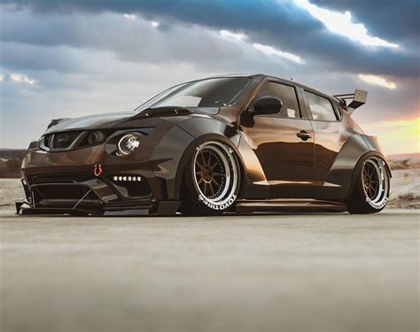 Widebody Nissan Juke Has Big Aero and Turbos, Reminds You of