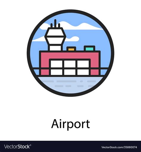 Airport Royalty Free Vector Image - VectorStock