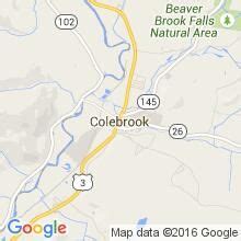 Colebrook NH Maps - road map, satellite view and street view | Coos county, Map, New hampshire