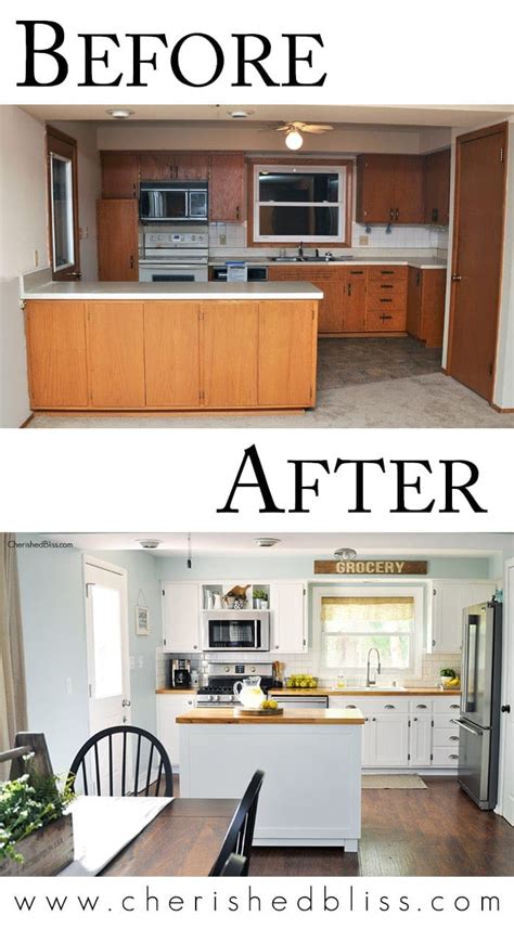 Tips for a Budget Friendly Kitchen Makeover from Cherished Bliss ...