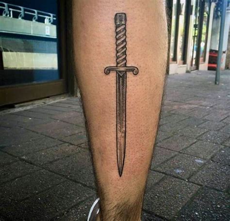 91 Most Attractive Knife (or Dagger) Tattoos You can Try - Wild Tattoo Art