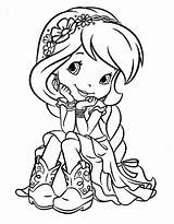 Blueberry Muffin Strawberry Shortcake Coloring Page sketch template