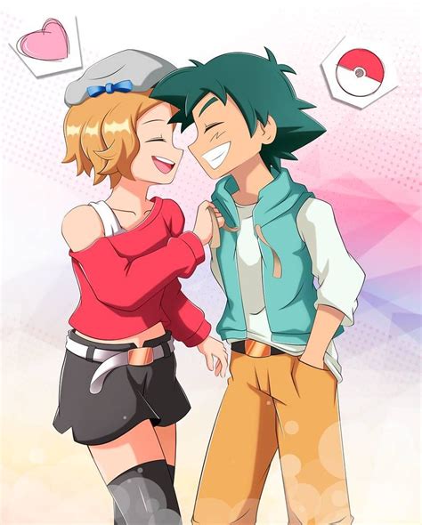 Ash x Serena Amourshipping-Date by Bicoitor on DeviantArt Pokemon Ash ...