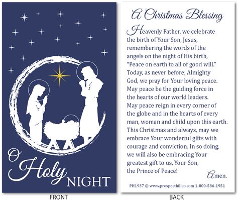 O Holy Night: A Christmas Blessing (100 count) – Prospect Hill Co.