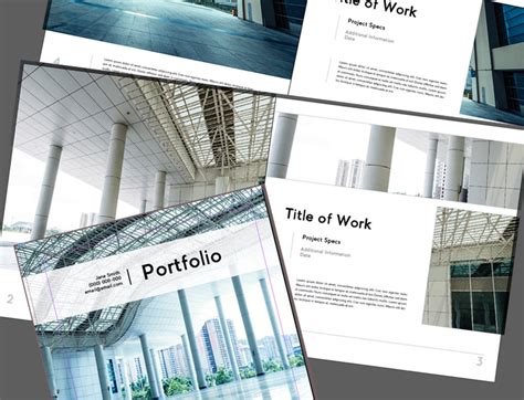 Architecture Portfolio Template Indesign Free Download