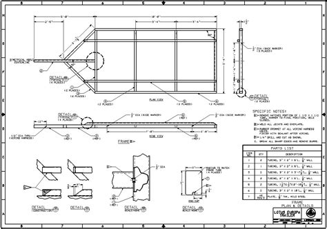 Resultado de imagen de Tandem Axle Utility Trailer Plans | Trailer plans, Utility trailer, Trailer