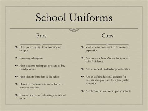 😀 The cons of school uniforms. School Uniform Statistics: 23 Facts on Pros and Cons. 2019-03-05