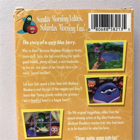 VeggieTales Madame Blueberry VHS Video Tape | Grelly USA