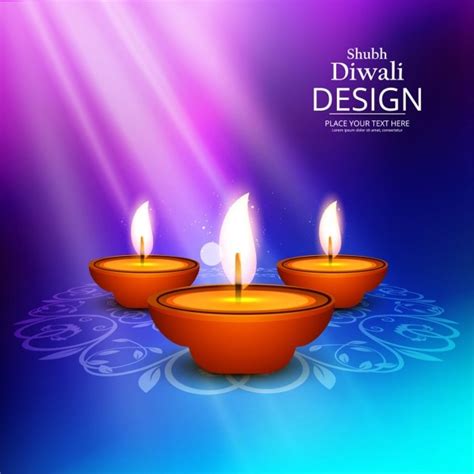 Free Vector | Blue background to celebrate diwali