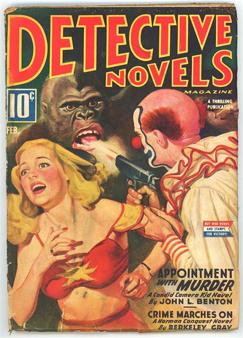 Detective Novels Magazine (February 1944) - Steeger Books