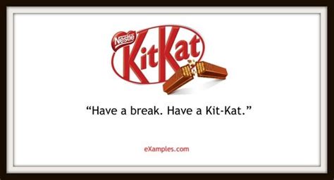 slogan kit kat | Slogan, Company taglines, Graphic design lessons