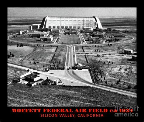 Moffett Federal Airfield Base NASA circa 1934 Santa Clara County ...