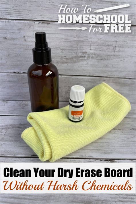 Get the GUNK off! How to clean your dry erase board, without harsh chemicals!