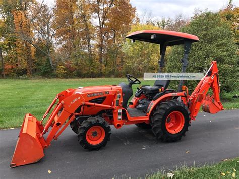 Kubota B2920 Tractor La364 Loader Bh65 Backhoe