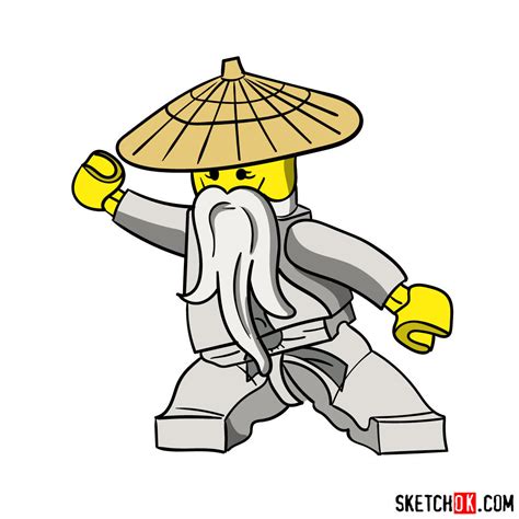 Ninjago Lego Sensei Wu Coloring Page Printable | Images and Photos finder