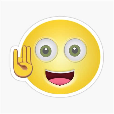 "Emoji Shocker " Sticker for Sale by brendonlantern | Redbubble