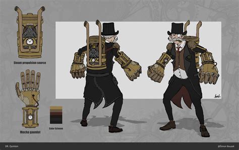 Steampunk character concept by me : r/conceptart