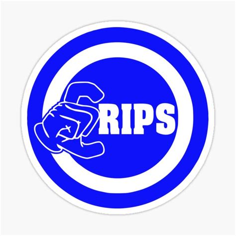 "Crips" Sticker for Sale by 89129graphics | Redbubble