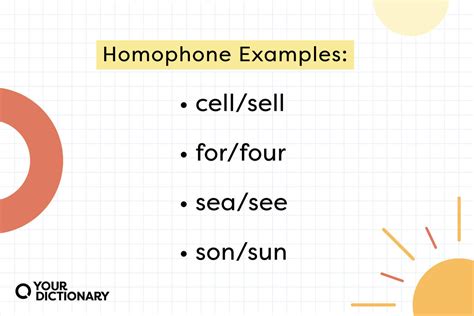 Examples of Homophones | YourDictionary