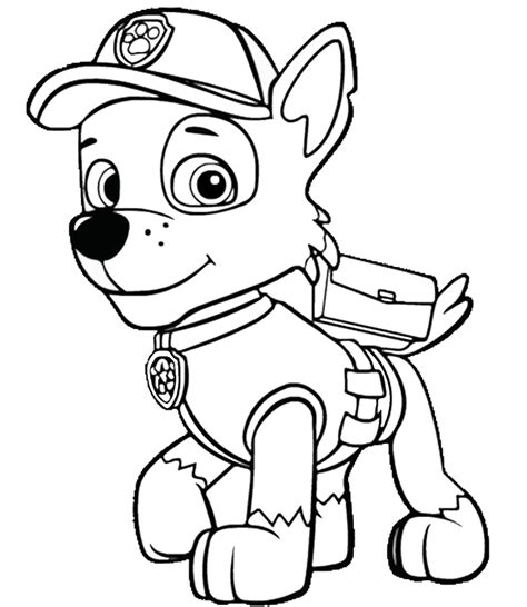 Nick Jr Paw Patrol Coloring Pages Printable Coloring Pages