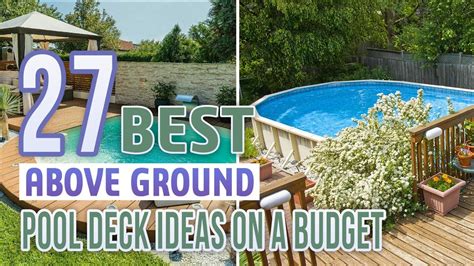 20 Above Ground Pool Deck Ideas On A Budget, 60% OFF