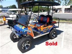 Club Car DS Electric Custom FL Gator Country Golf Cart