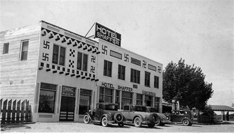 Shaffer Hotel, Mountainair, NM. Those designs you recognize are whirling logs. Look at http ...