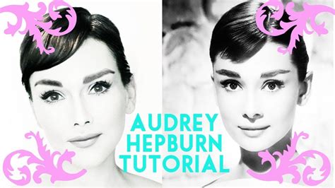 Audrey Hepburn Make-Up Tutorial: | Makeup tutorial, Audrey hepburn ...