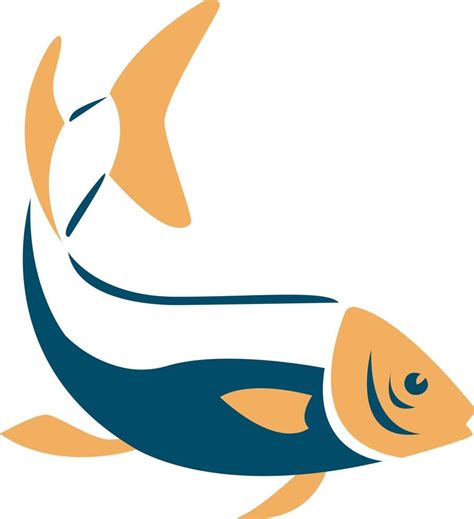 Fish silhouette vector illustration 12743077 Vector Art at Vecteezy