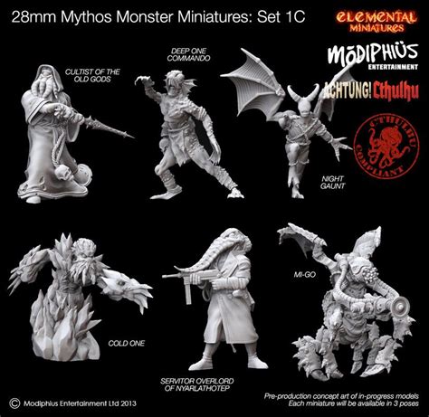 Achtung! Cthulhu: Miniatures | Cthulhu mythos, Cthulhu, Concept art