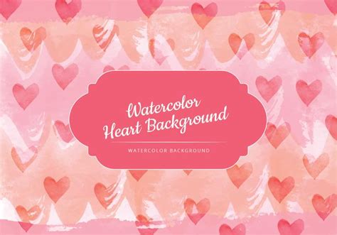 Hearts Watercolor Vector Background 153680 Vector Art at Vecteezy