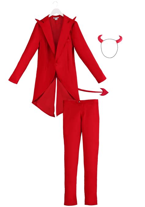 Adult Red Suit Devil Costume