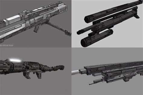 a futuristic railgun rifle, concept art | Stable Diffusion | OpenArt